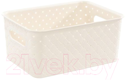 Корзина Violet Береста / 521026 (3л, слоновая кость) - фото