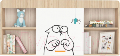 Комплект мебели для спальни Аквилон Кот (туя светлая/белый)