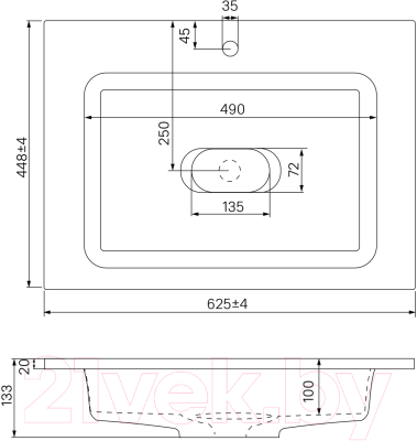 Умывальник Iddis 4506000i28