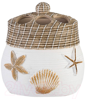 Стакан для зубной щетки и пасты Primanova Deniz Yildizi D-15432 - фото