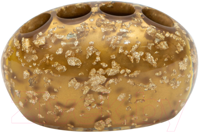 Стакан для зубной щетки и пасты Primanova Gold Rush DR-71002 - фото