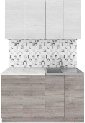 Кухонный гарнитур Агута Альфа 1.4 - фото