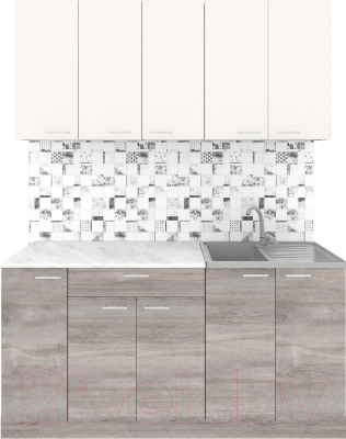 Кухонный гарнитур Агута Альфа 1.5 - фото