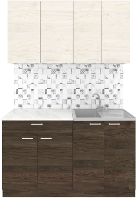 Кухонный гарнитур Агута Альфа 1.4 - фото