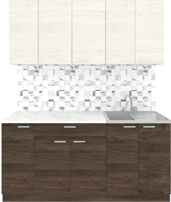 Кухонный гарнитур Агута Альфа 1.7 - фото