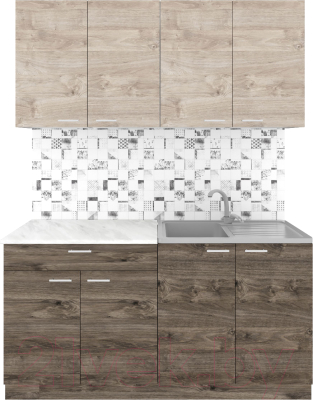 Кухонный гарнитур Агута Альфа 1.6 - фото