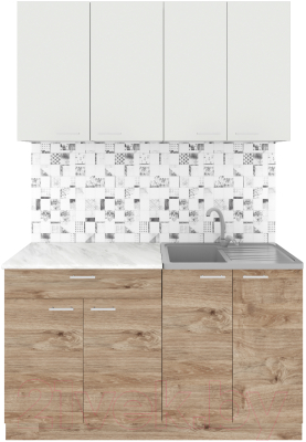 Кухонный гарнитур Агута Альфа 1.4 - фото