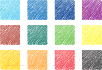 Набор цветных карандашей Jovi Maxi / с