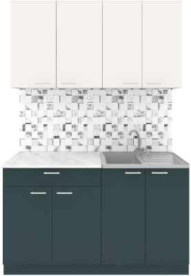 Кухонный гарнитур Агута Альфа 1.4 - фото