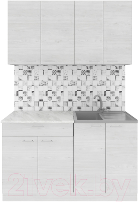 Кухонный гарнитур Агута Альфа 1.4 - фото