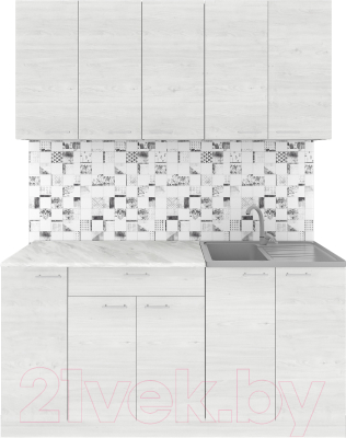 Кухонный гарнитур Агута Альфа 1.5 - фото