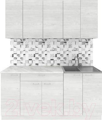 Кухонный гарнитур Агута Альфа 1.7 - фото