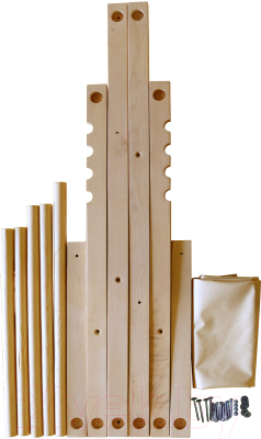 Кресло-шезлонг складное КомфортПром 86х75х90см / 11114057