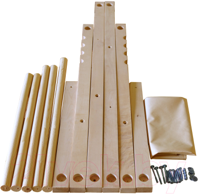 Кресло-шезлонг складное КомфортПром 86х75х90см / 11114057