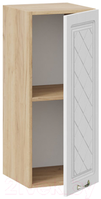Шкаф навесной для кухни ТриЯ Бьянка 1В3 (дуб крафт золотой/дуб белый)