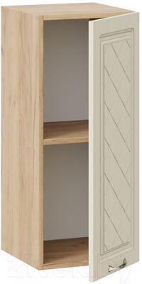 Шкаф навесной для кухни ТриЯ Бьянка 1В3 (дуб крафт золотой/дуб ваниль)