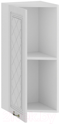 Шкаф навесной для кухни ТриЯ Бьянка 1В3Т (белый/дуб белый)