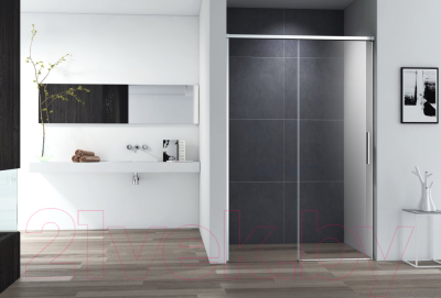 Душевая дверь Cezares DUET SOFT-M-BF-1-110-C-Cr