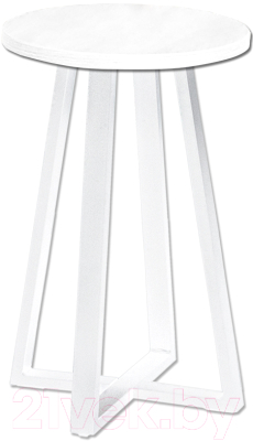 Журнальный столик Millwood Лофт CT-4 Л (белый/металл белый) - фото
