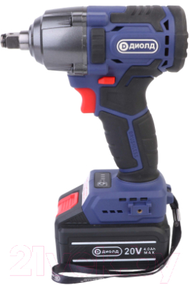 Аккумуляторный гайковерт Диолд ГЭА-20 ЛИ-01 / 10300031 (кейс)