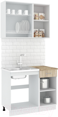 Готовая кухня Кортекс-мебель Корнелия Лира-лайт 1м