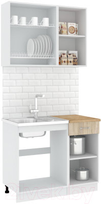 Готовая кухня Кортекс-мебель Корнелия Лира-лайт 1м