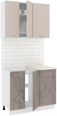 Готовая кухня Кортекс-мебель Корнелия Лира-лайт 1м - фото