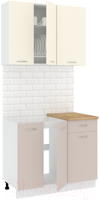 Готовая кухня Кортекс-мебель Корнелия Лира-лайт 1м - фото