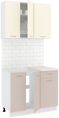 Готовая кухня Кортекс-мебель Корнелия Лира-лайт 1м - фото