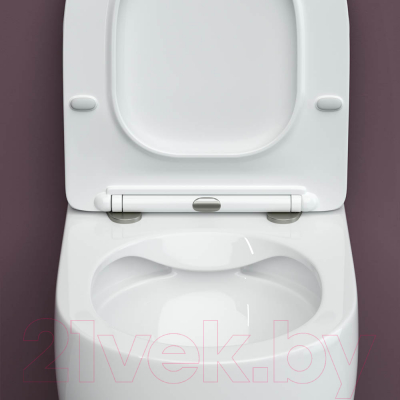 Унитаз подвесной с инсталляцией Ceramica Nova Rimless CN3001 + 040000 + S1 040041