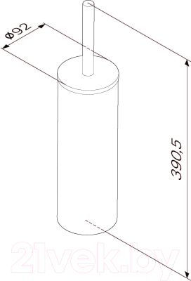Ершик для унитаза AM.PM Sense L A7433500