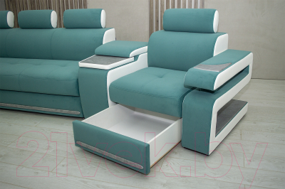 Диван Петрамебель Марсель люкс модульный левый