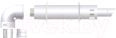 Дымоход для котла Termica Коаксиальный 60/100 / KIT05DA - фото