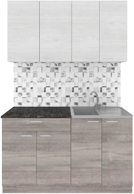 Кухонный гарнитур Агута Альфа 1.4 - фото