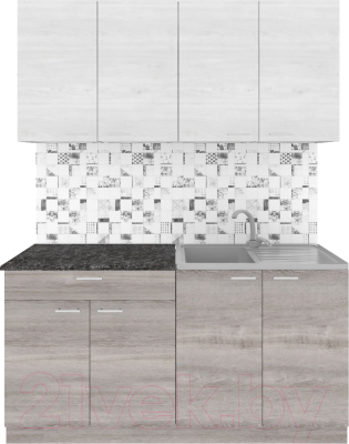 Кухонный гарнитур Агута Альфа 1.6 - фото