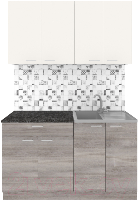 Кухонный гарнитур Агута Альфа 1.4 - фото