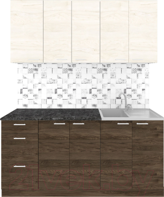 Кухонный гарнитур Агута Альфа 1.6/60 - фото