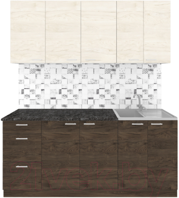 Кухонный гарнитур Агута Альфа 1.8 - фото