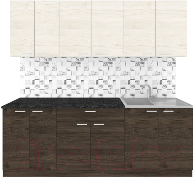 Кухонный гарнитур Агута Альфа 2.2 - фото