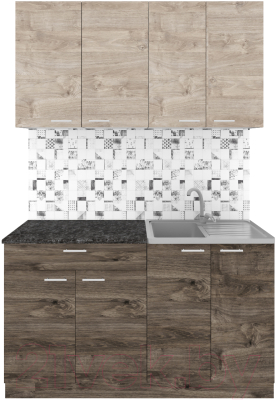 Кухонный гарнитур Агута Альфа 1.4 - фото