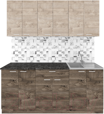 Кухонный гарнитур Агута Альфа 1.8/60 - фото