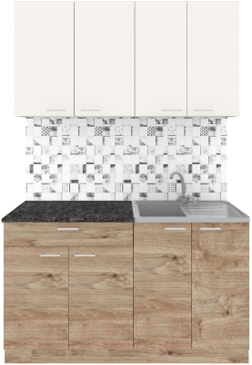 Кухонный гарнитур Агута Альфа 1.4 - фото