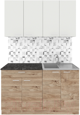 Кухонный гарнитур Агута Альфа 1.4 - фото