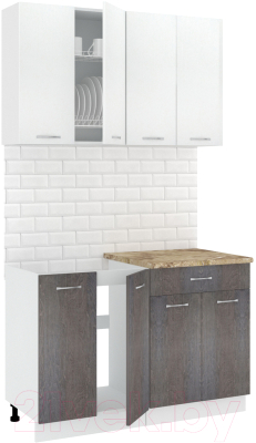 Готовая кухня Кортекс-мебель Корнелия Лира-лайт 1.2м - фото