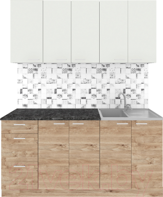 Кухонный гарнитур Агута Альфа 1.6/60 - фото