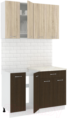 Готовая кухня Кортекс-мебель Корнелия Лира-лайт 1.2м - фото