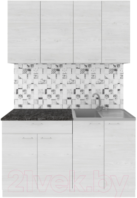 Кухонный гарнитур Агута Альфа 1.4 - фото