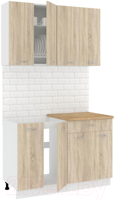 Готовая кухня Кортекс-мебель Корнелия Лира-лайт 1.2м - фото