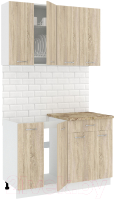 Готовая кухня Кортекс-мебель Корнелия Лира-лайт 1.2м - фото