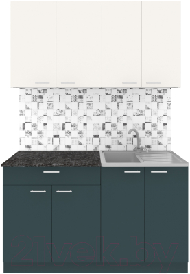 Кухонный гарнитур Агута Альфа 1.4 - фото